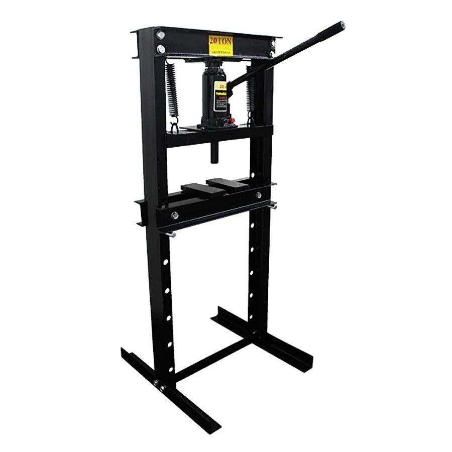 油圧プレス 20トン 油圧プレス メーター無 門型プレス機 20ton 黒 ブラック