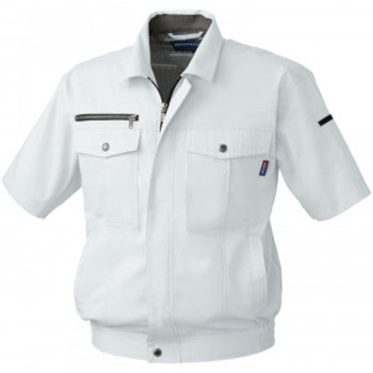 桑和 611 半袖ブルゾン Lサイズ シルバーグレー(22) Absolute GEAR