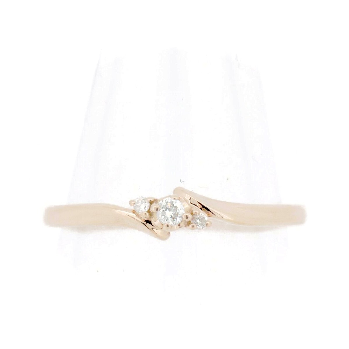 ダイヤモンド リング 指輪 10号 4℃ K18PG(18金 ピンクゴールド) 質屋出品