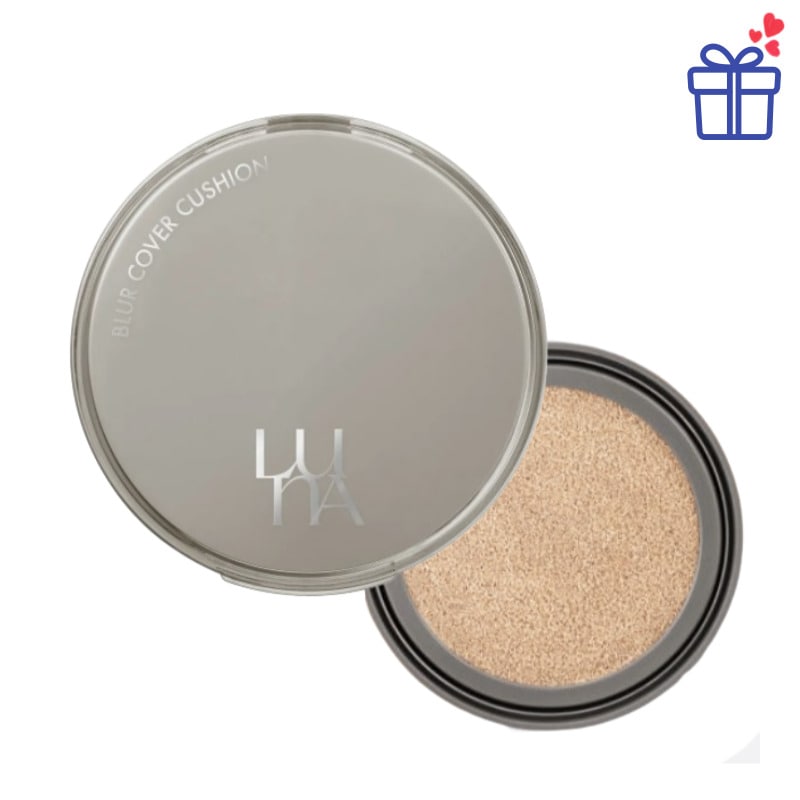 【1+1人気クッション】ブラーカバークッション SPF40 PA++（本品12g＋リフィル12g） 韓国コスメ-クッションファンデ／詰め替え／インナードライ／夏用ベースメイク／UVカットファンデ