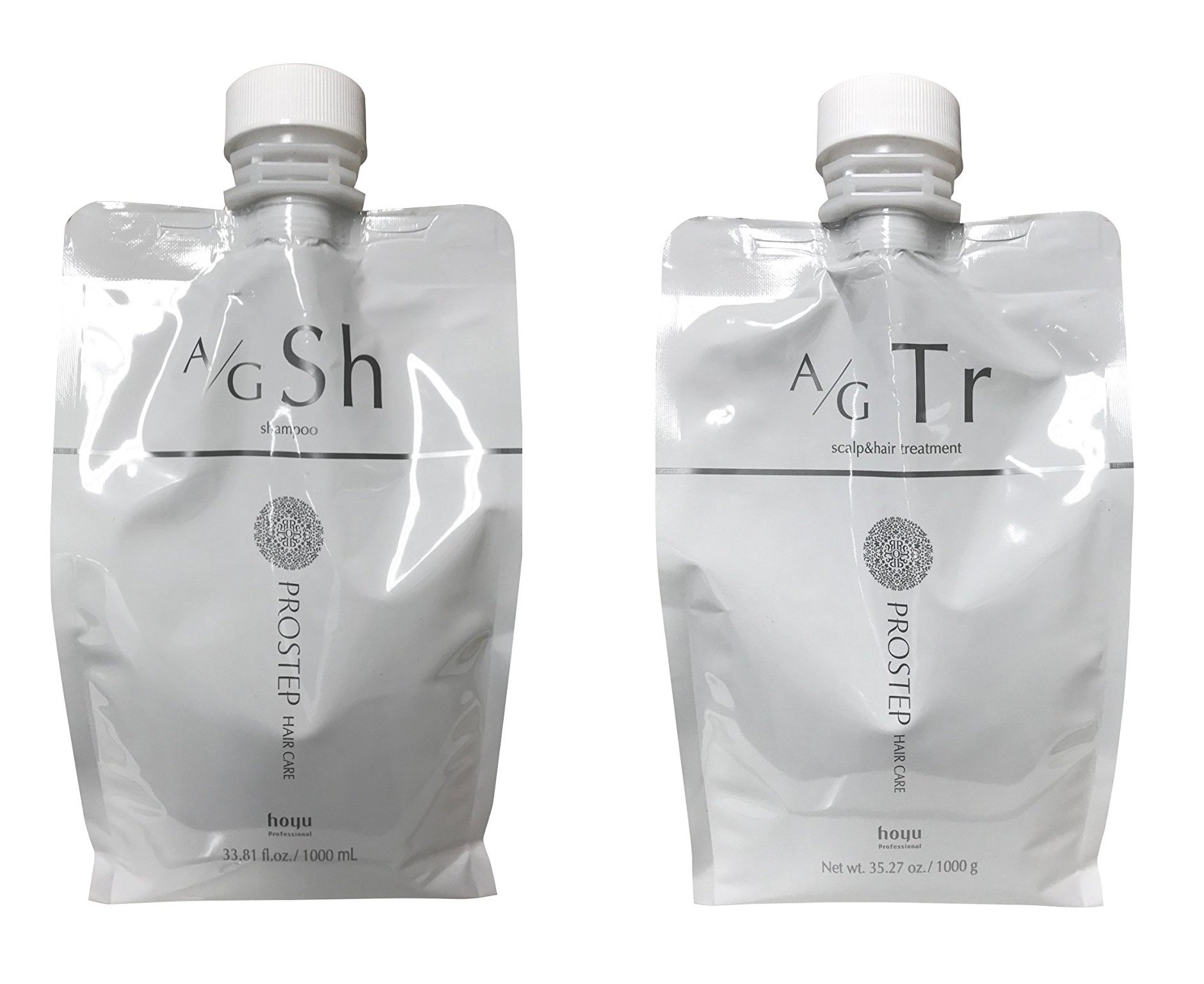 hoyu ホーユー プロステップ ヘアケア A/G シャンプー 1000ml ＆ トリートメント 1000g セット