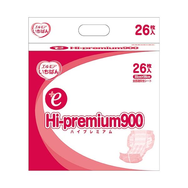 カミ商事 エルモア いちばん +e Hi-premium900 （104枚：26枚x4パック）