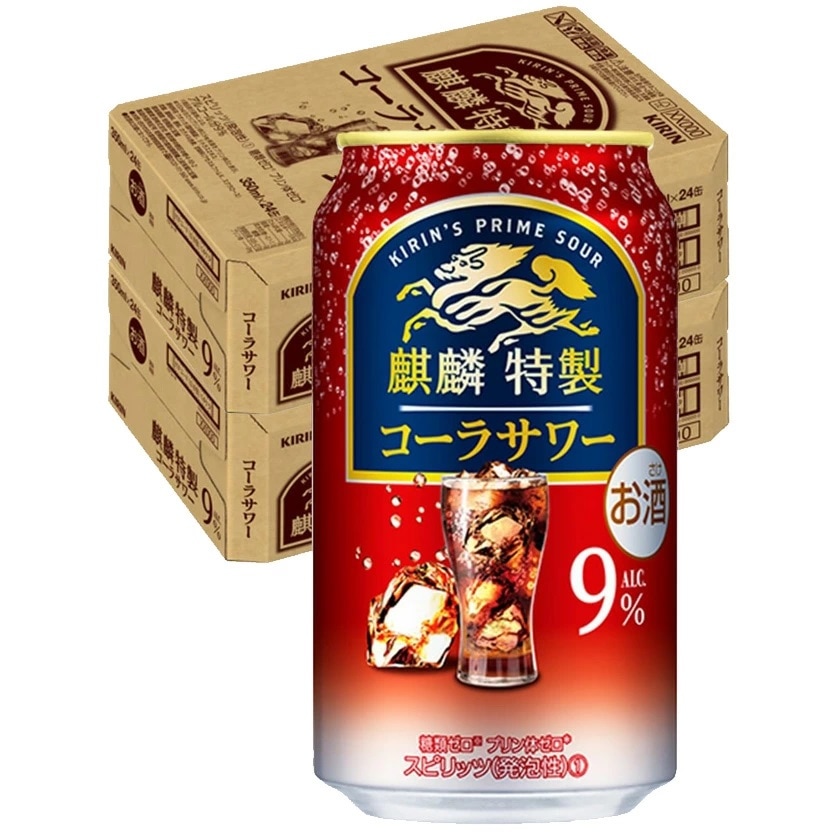 【送料無料】キリン 麒麟特製 コーラサワー 9％ 350ml×2ケース/48本