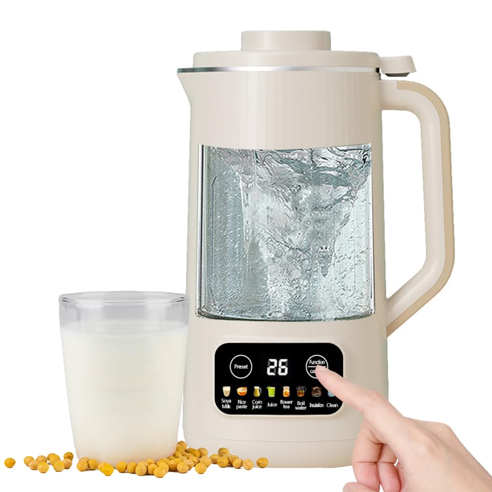 「12時間予約・ビタミン急速補給」 MACOLAUDER 豆乳メーカー 600ml スープメーカー おかゆメーカー ジャムメーカー ジューサーカップ クックポット ミキサー 小型 ブレンダー 豆・米・