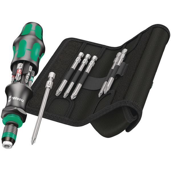 WERA ヴェラ 13点組 1/4HEX ドライバービットセット クラフトフォームハンドル付き 051017 工具 ツール DIY 作業工具 道具