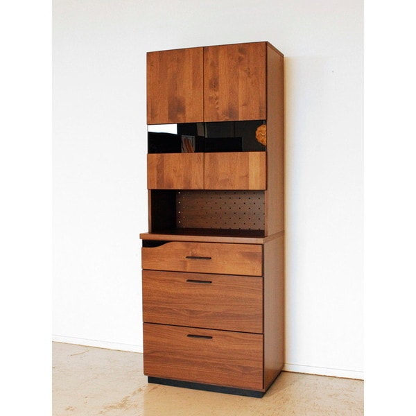 東馬 クアトロ 食器棚 70 ブラウン 50560900 [時間指定不可] メーカー直送