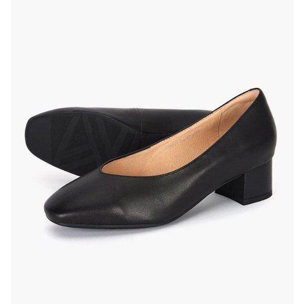 女性ミドルパンプス 522152QA ブラック