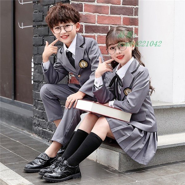 4点セット 学生服 女の子 女の子 男の子 キッズ 卒業式服 スーツ フォーマル スーツ 卒業式 男