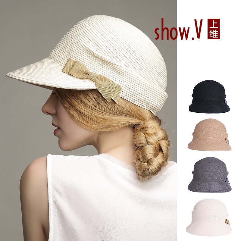 Shangwei帽子の女性の新しい春と夏のストロー織り軽量通気性のあるファッションカジュアルサンシェード日焼け止めキャップ潮