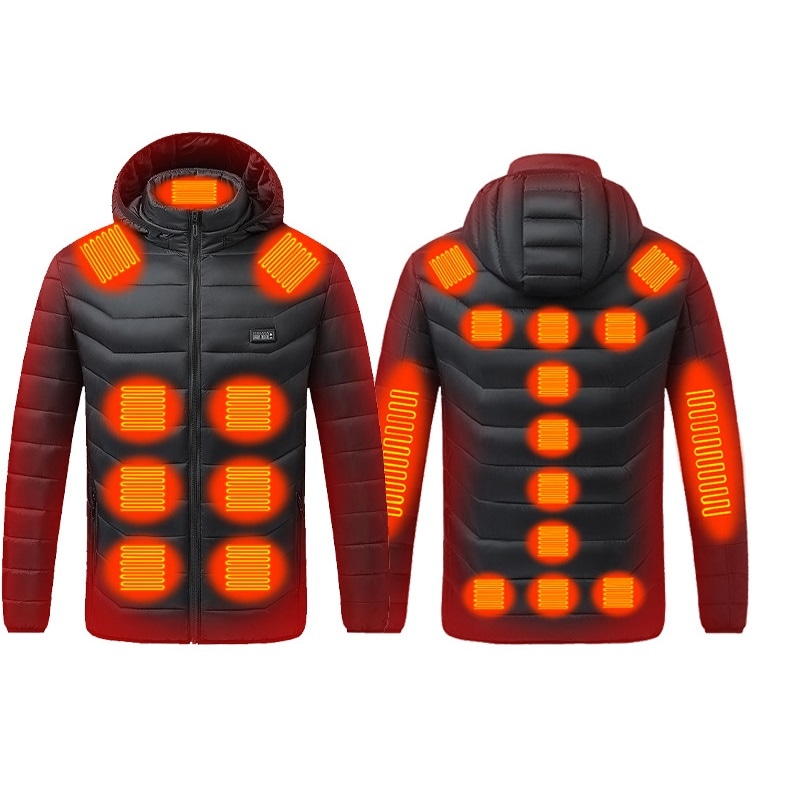 充電式電熱ベスト 電熱服電熱ウェア ジャケット 防寒 usb充電式 加熱ジャケット 加熱ベスト USB加熱 防寒 保温 暖かい 3段温度調整 ソフト加熱