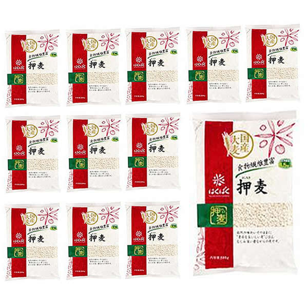 はくばく 押麦 （800g ｘ6個） ｘ 2ケース 5,140円