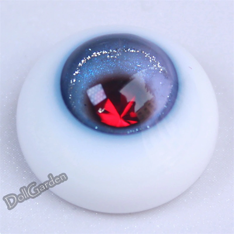 BJD ドールアイ レジンアイ 『Eerie Dream 』 樹脂アイ ラメ入り 赤瞳 球体関節人形用樹脂眼 12mm/14mm/16mm/18mmサイズ