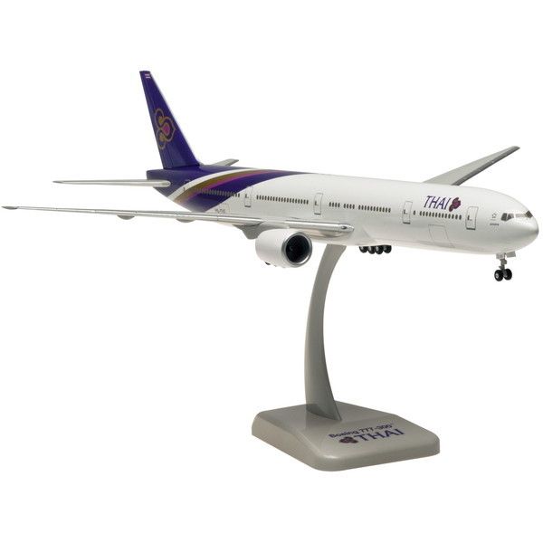 Hogan Wings B777-300 タイ航空 ランディングギア・スタンド付属 1/200 航空機モデル