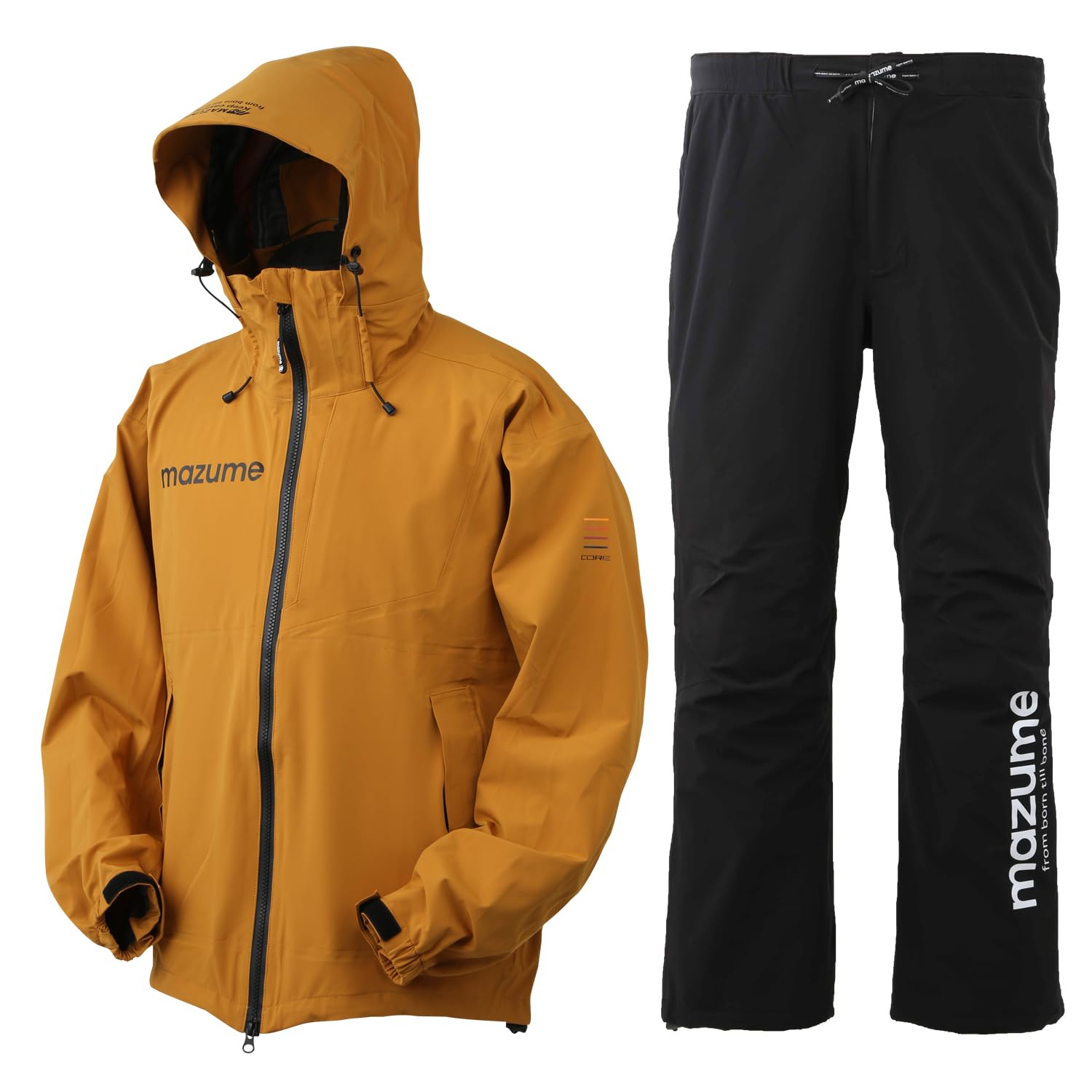 [マズメ] レインスーツ コアレインスーツ MZRS-756-19 タン L