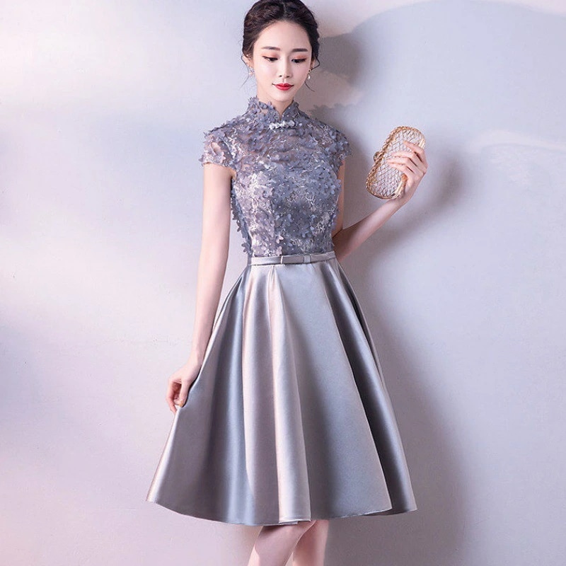 【2025春新作】パーティードレスドレス 大人 ピアノ 発表会 卒業式・成人式・演奏会に ワンピース ミニ丈 スリムシルエット 体型カバー フォーマルにも 春色パステルカラー