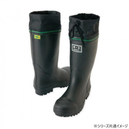 アイトス 58601 安全ゴム長靴(踏み抜き抵抗板入り)(K-3) ブラック 28cm
