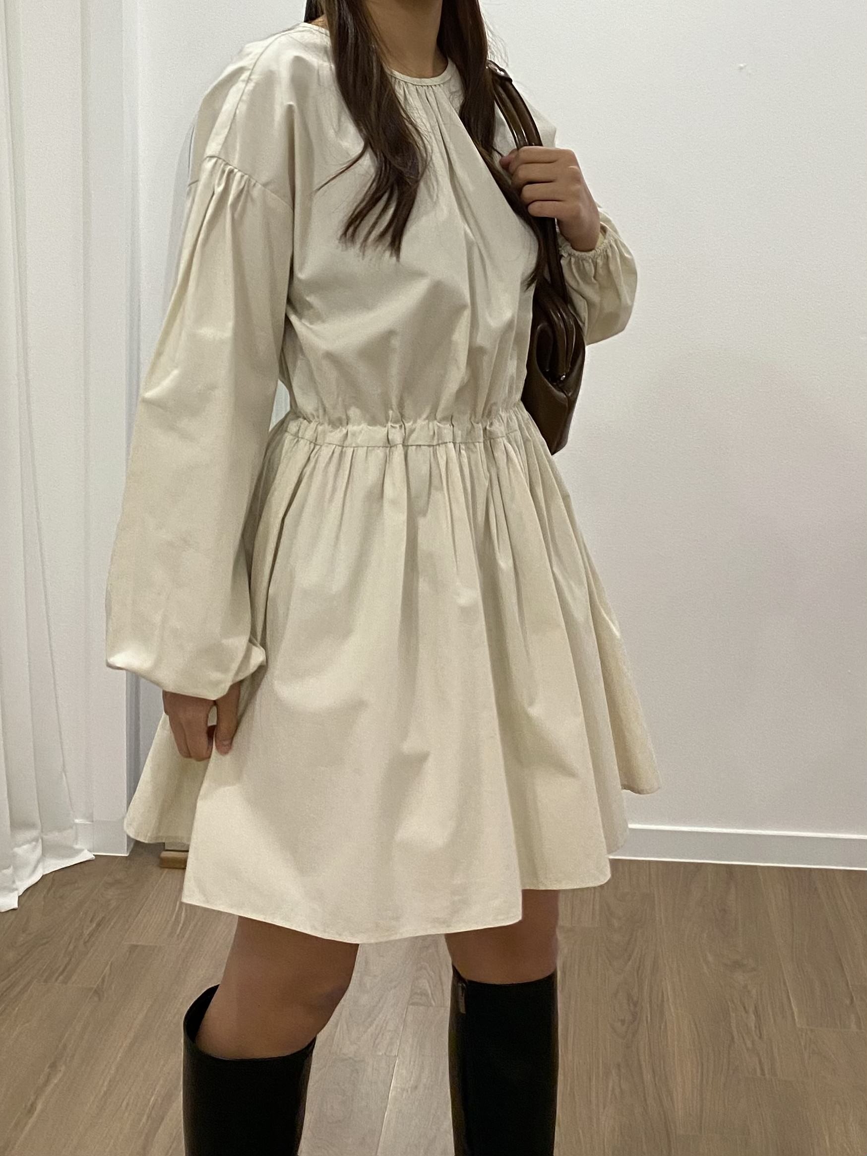 クイーンズ デイリー フリル ストリング ワンピース
