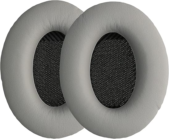 ヘッドホンカバー Bose Soundlink Around-Ear Wireless II対応 交換用イヤーパッド - クッション PUレザー ライトグレー