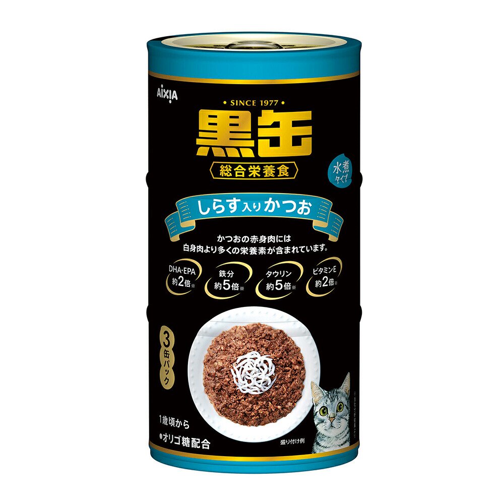 アイシア　しらす入りかつお　１６０ｇX３Ｐ　１８個　ＣＲＣ35―20―05―05―40