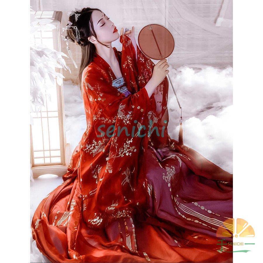 【今季トレンド】唐装漢服 古典美人服 華流ステージ衣装 古代宮廷風衣装 学園祭パーティーダンス衣装 中華ドレス 写真撮影ドレス 演出服