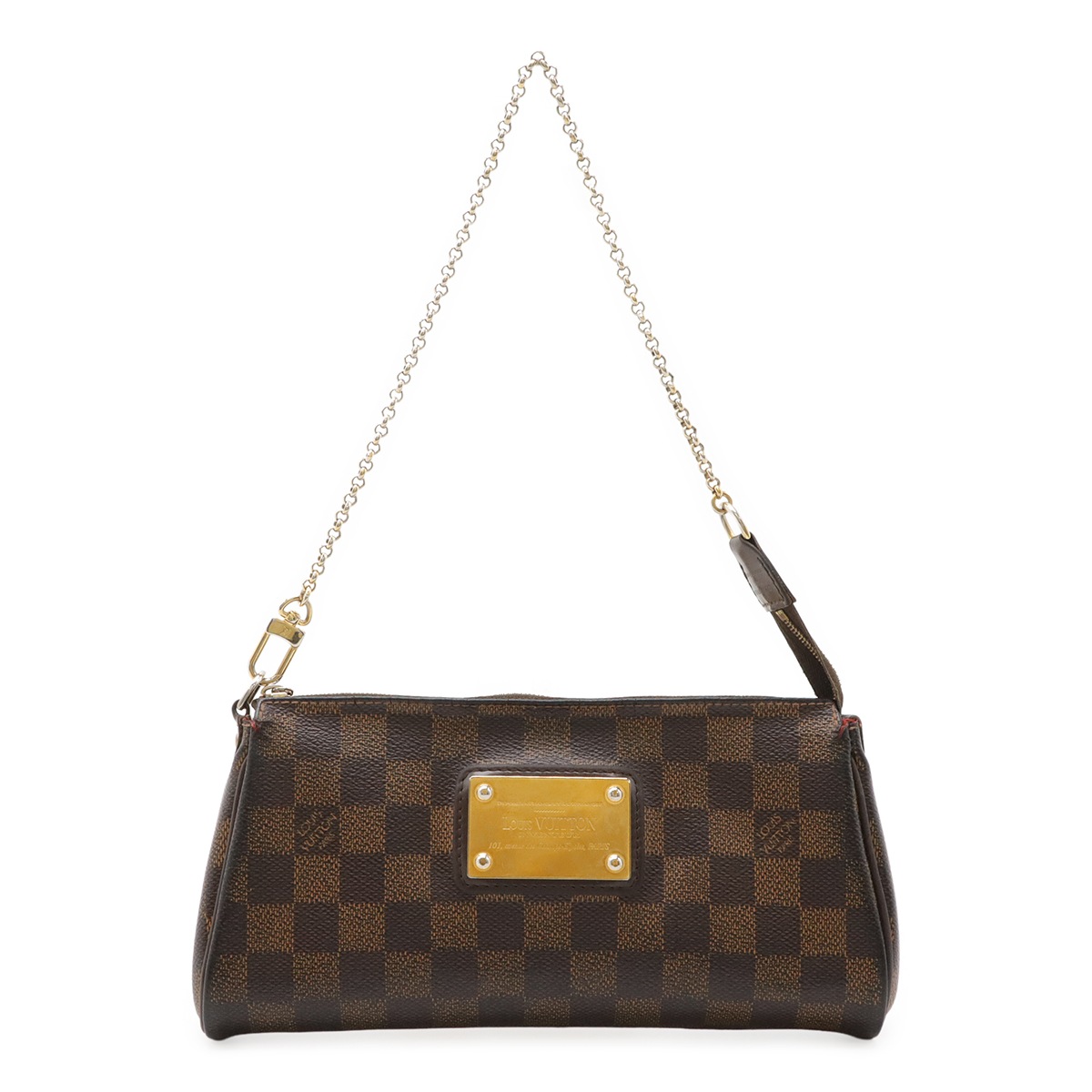 ダミエ エヴァ アクセサリーポーチ チェーン ワンショルダー ショルダーバッグ クラッチバッグ ストラップ欠品 N5521