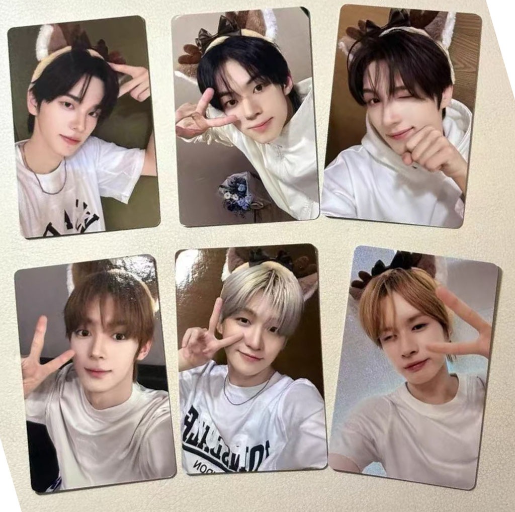 公式品　tws mini4 play hard AR COMPACT Ver 一直娯 yzy　lucky draw 　全員６枚セット