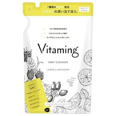 他サイト： Vitaming(バイタミング) ボディソープ レディース 詰め替え 400ml レモンの商品画像