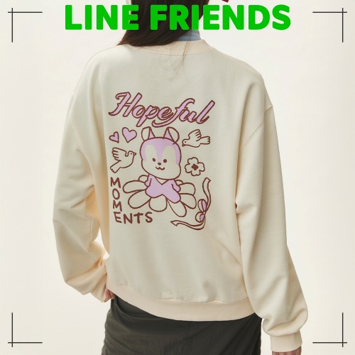 LINE FRIENDS公式 BT21 MANG BASIC スウェット 2025 F/W