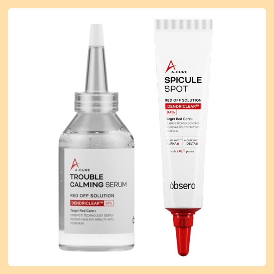 [企画商品/集中ケア]エイキュア スピキュール スポット15ml+トラブル カーミング セラム 50ml