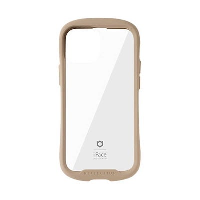 他サイト： HAMEE　[iPhone 13 mini専用]iFace Reflection強化ガラスクリアケース iFace ベージュ　IP13MIFACERFTBEの商品画像