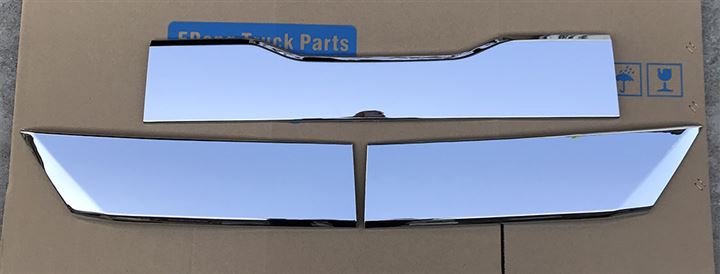 日野 17プロフィア メッキ 3分割 セット ワイパーパネル下部分 メッキパーツ( フロントリッドカバー)