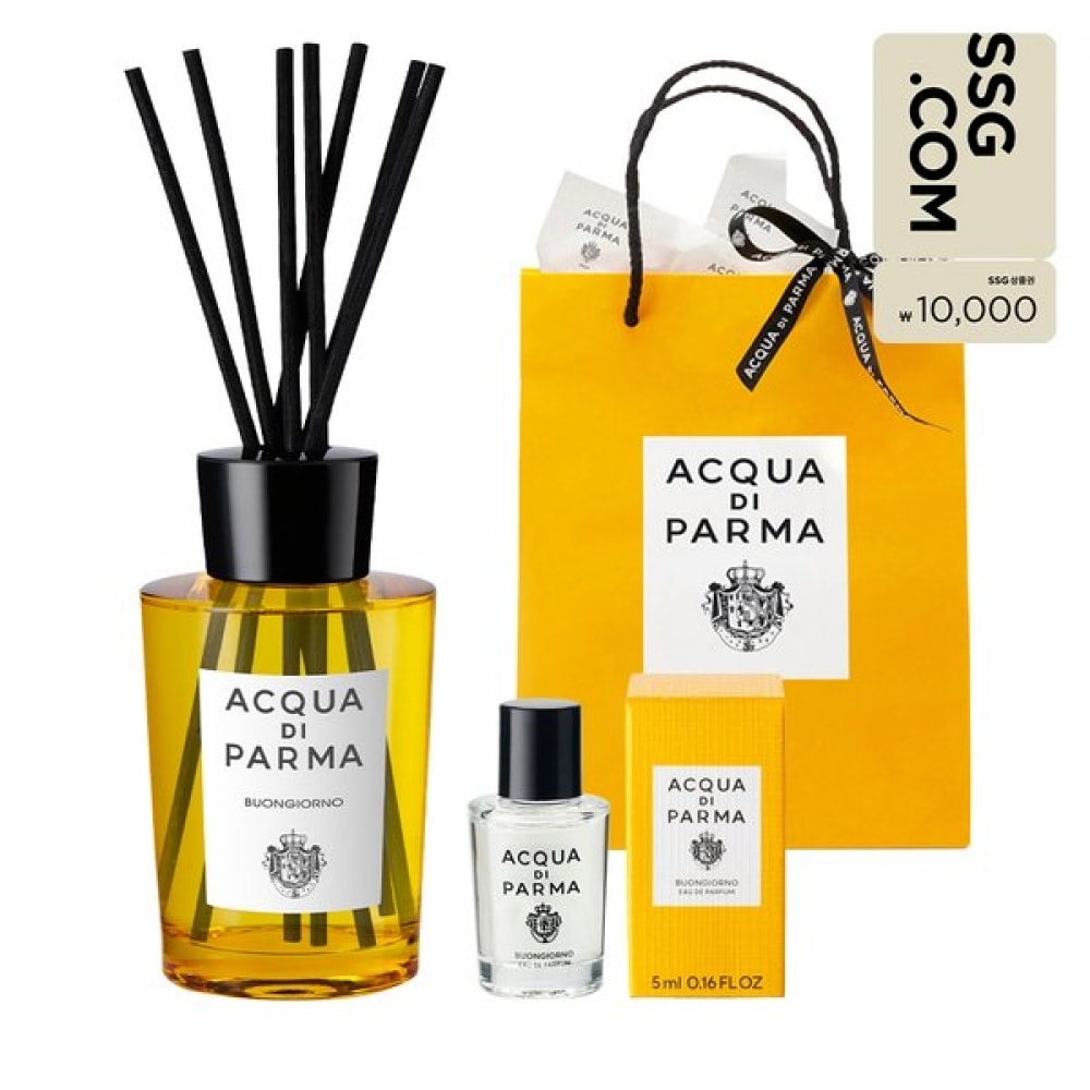 アクア ディ パルマ ボン ジョルノ ルームディフューザー 180ml (香水ミニチュア 5ml+ショッピングバッグ付き)