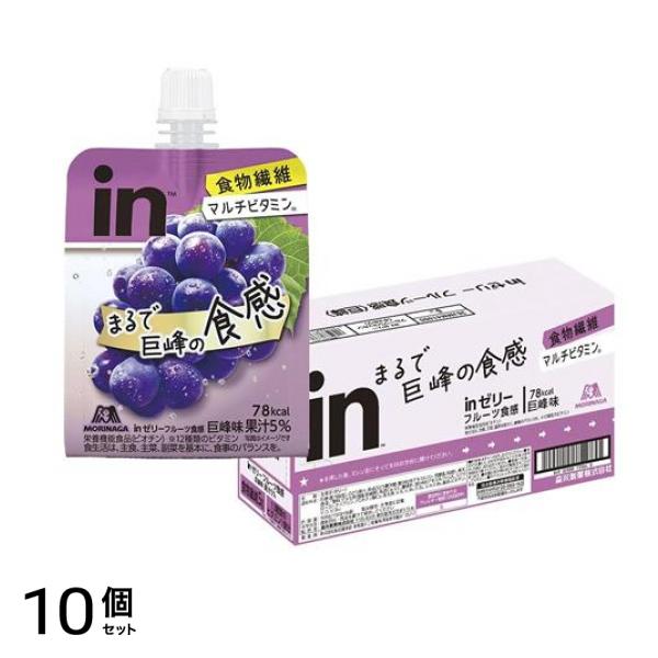 inゼリー フルーツ食感 巨峰味 900g (150g×6個入) 10個セット