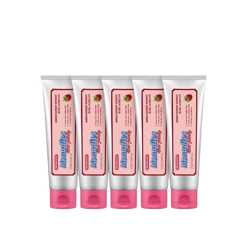 [5+5] モンディエス赤ちゃん無フッ素歯磨き粉（ラズベリー味） 5EA set