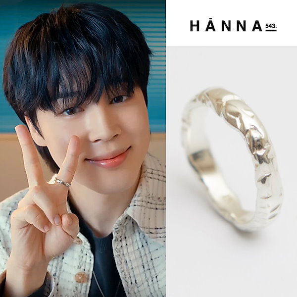 Qoo10] HANNA543 bts ジミン着用 R536 シルバー