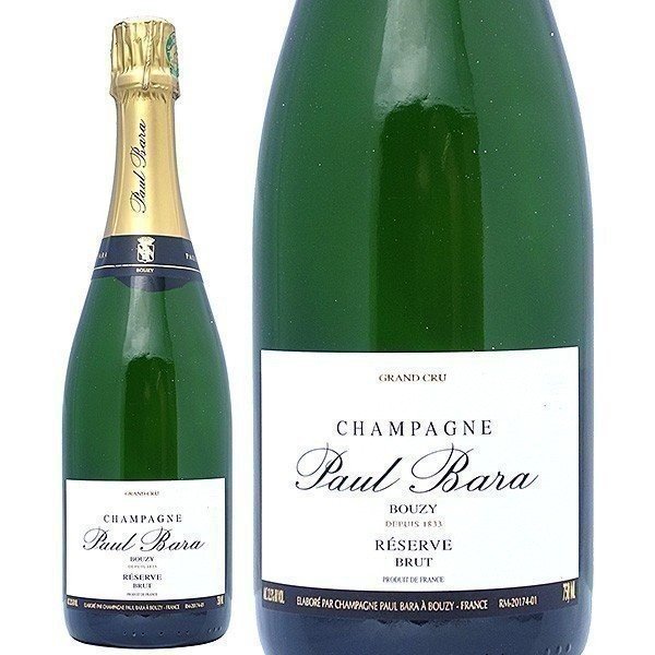 ポール バラ グラン クリュ ブジー レゼルヴ ブリュット 750ml ポールバラ シャンパン フランス シャンパーニュ 白泡 コク辛口 ^VAPB06Z0^