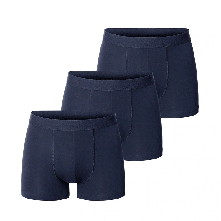ブレッド＆ボクサーズ：ORGANIC COTTON ボクサーブリーフ 3PK [ダークネイビー]【BNBUS232-410】