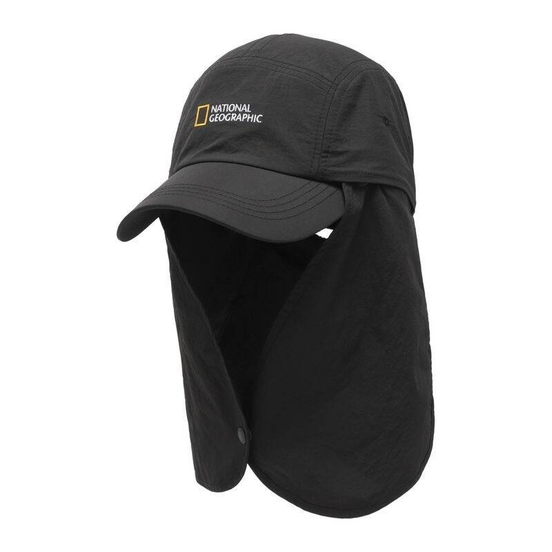 ナショナルジオグラフィック NATIONALGEOGRAPHIC N265AHA710 サンシェードキャップ BLACK N265AHA710099 376745