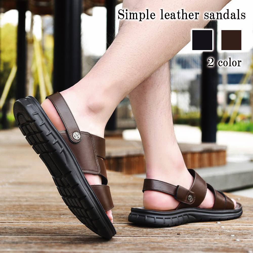 サンダル メンズ シンプルレザーサンダル 秋 スリッパ スポーツサンダル ビーチサンダル ブランド オフィス レザー シャワーサンダル 安い 夏 おしゃれ 春 冬 白 スリッポン サボサンダル 大人