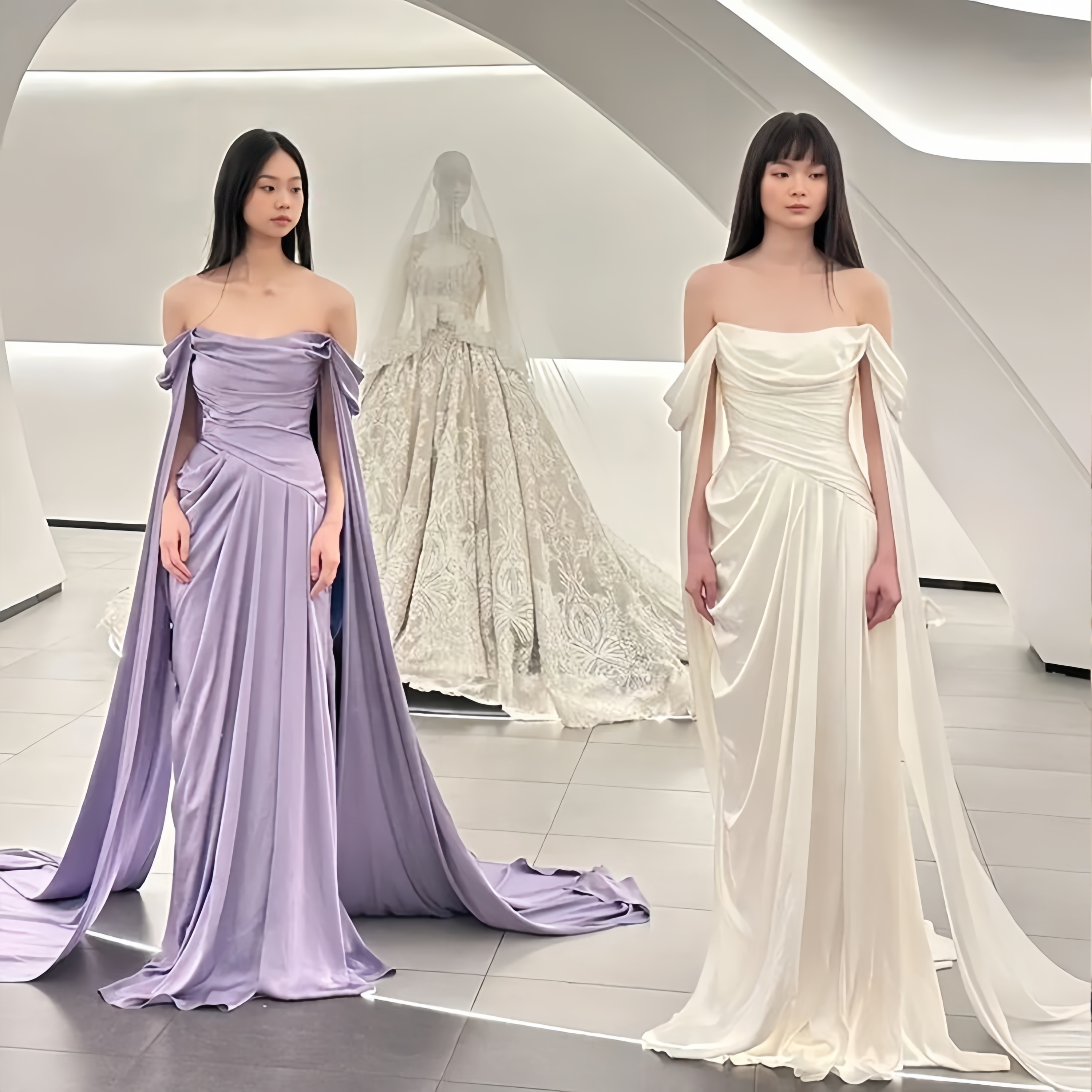 ウェディングドレス 白 ロングドレス 演奏会 二次会 結婚式 パーティードレス 花嫁 披露宴 前撮り 後撮り ビーチフォト 無地 ワンピース