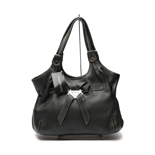 AVE-3543 マグネット式 牛革 カーフショルダー ブラック