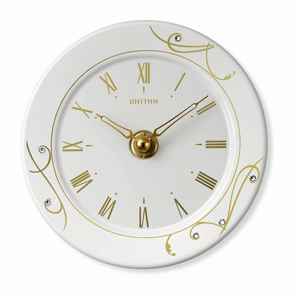 取寄品 正規品 RHYTHM リズム時計 4SG801SR18 スタンダード アマービレR801 アナログ表示 置き時計 9,917円