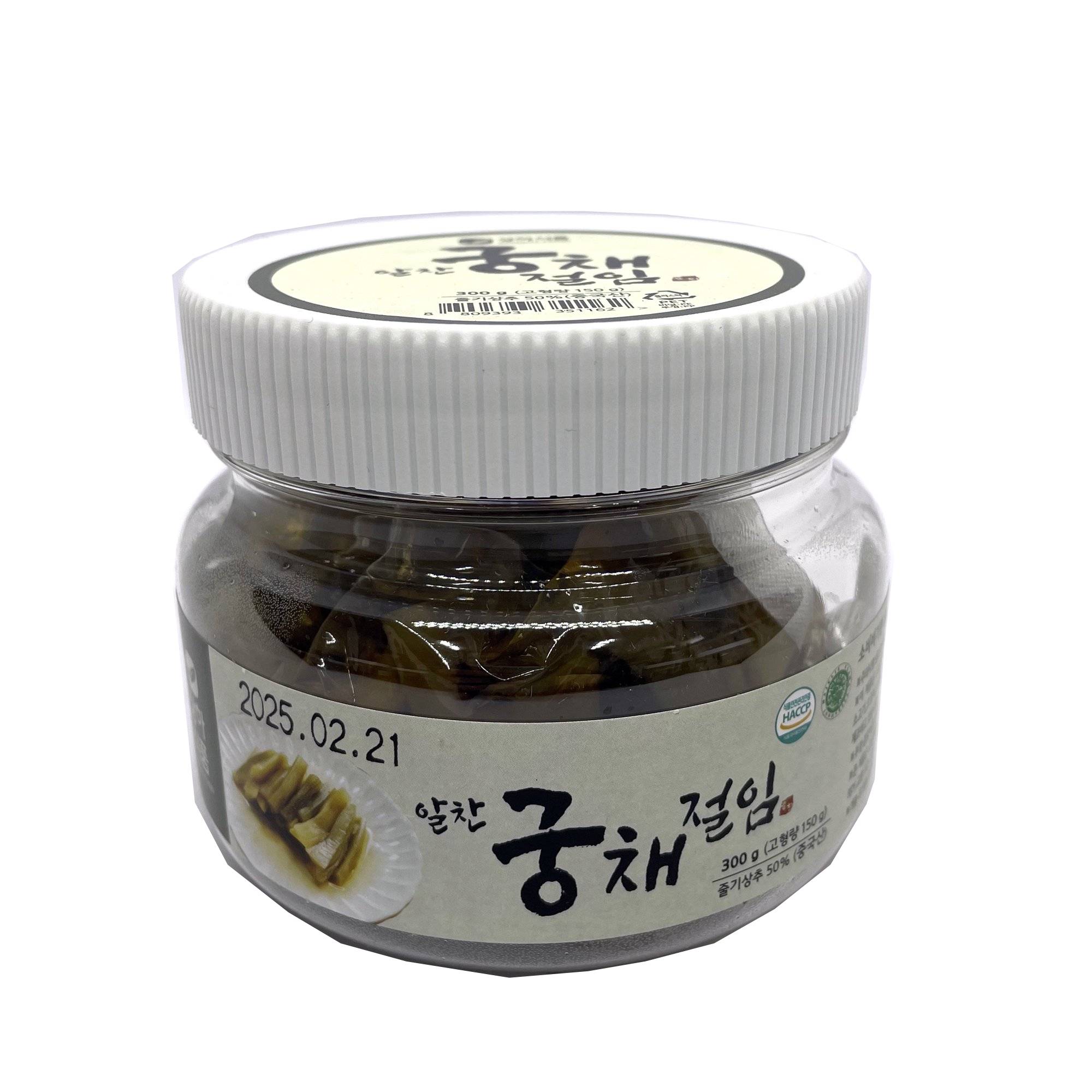 ALCHAN 韓国風 宮菜（グンチェ）漬け 300g シャキシャキ野菜 甘辛 韓国おかず ご飯のお供