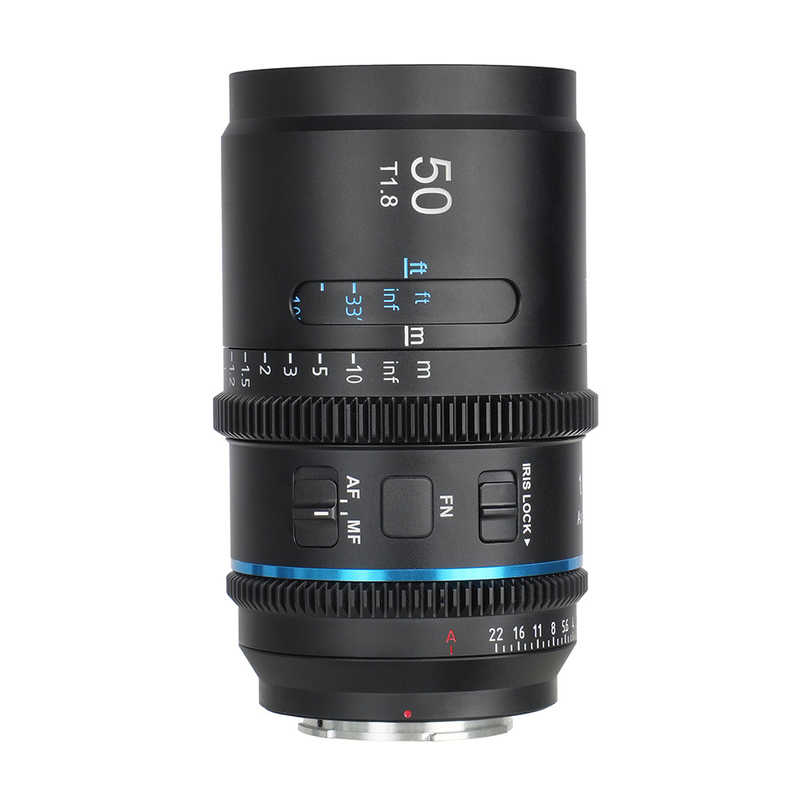 SIRUI　Astra オートフォーカス アナモルフィックシネレンズ 50mm T1.8 1.33x Full Frame/ブルーフレア ［ソニーE / 単焦点レンズ］　AST-50-EB-JP