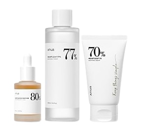 [韓国人気/セット商品]ドクダミセット(トナー+アンプル+スージングクリーム) / 鎮静ケア/トータルケア/保湿効果/肌バリア強化