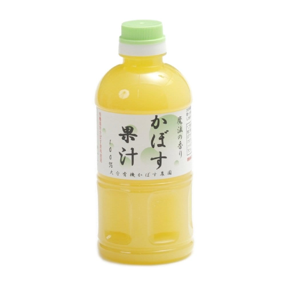 大分有機かぼす農園 魔法の香りかぼす果汁 500ml×4本 焼き魚 割り材 かぼすソーダ 自社農園