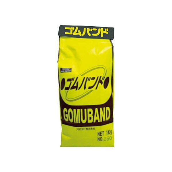 （まとめ）ゴムバンド 1kg 袋入 310 1袋（1300本） [x3セット]