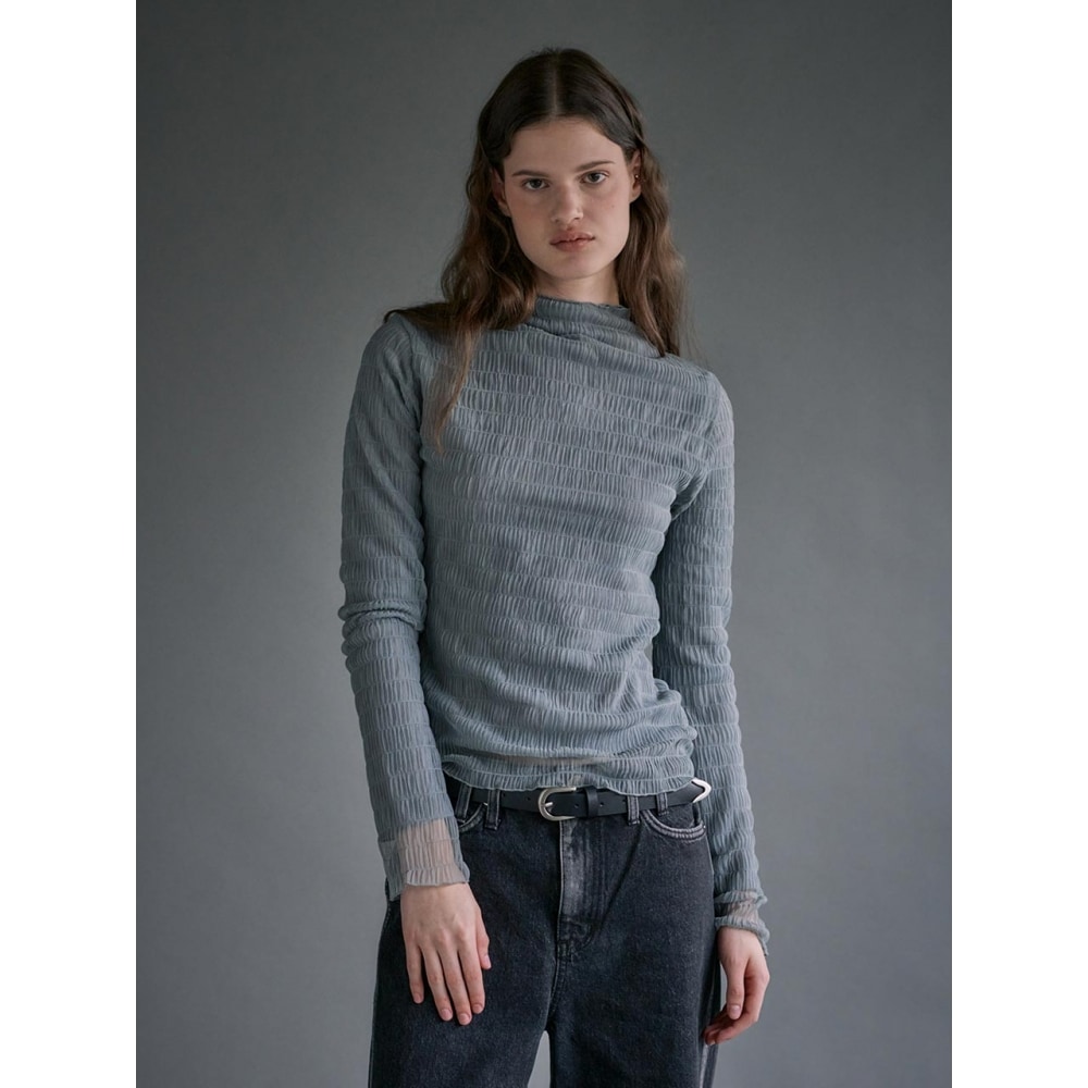 LOEUVRE シースルーレイヤードトップセット SW3WE446_2color