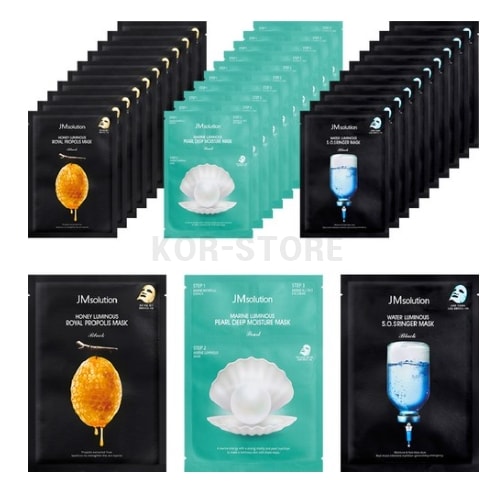 マスクパック 30ml 蜂蜜光 10p + 点滴水光 10p + 青光 10p セット