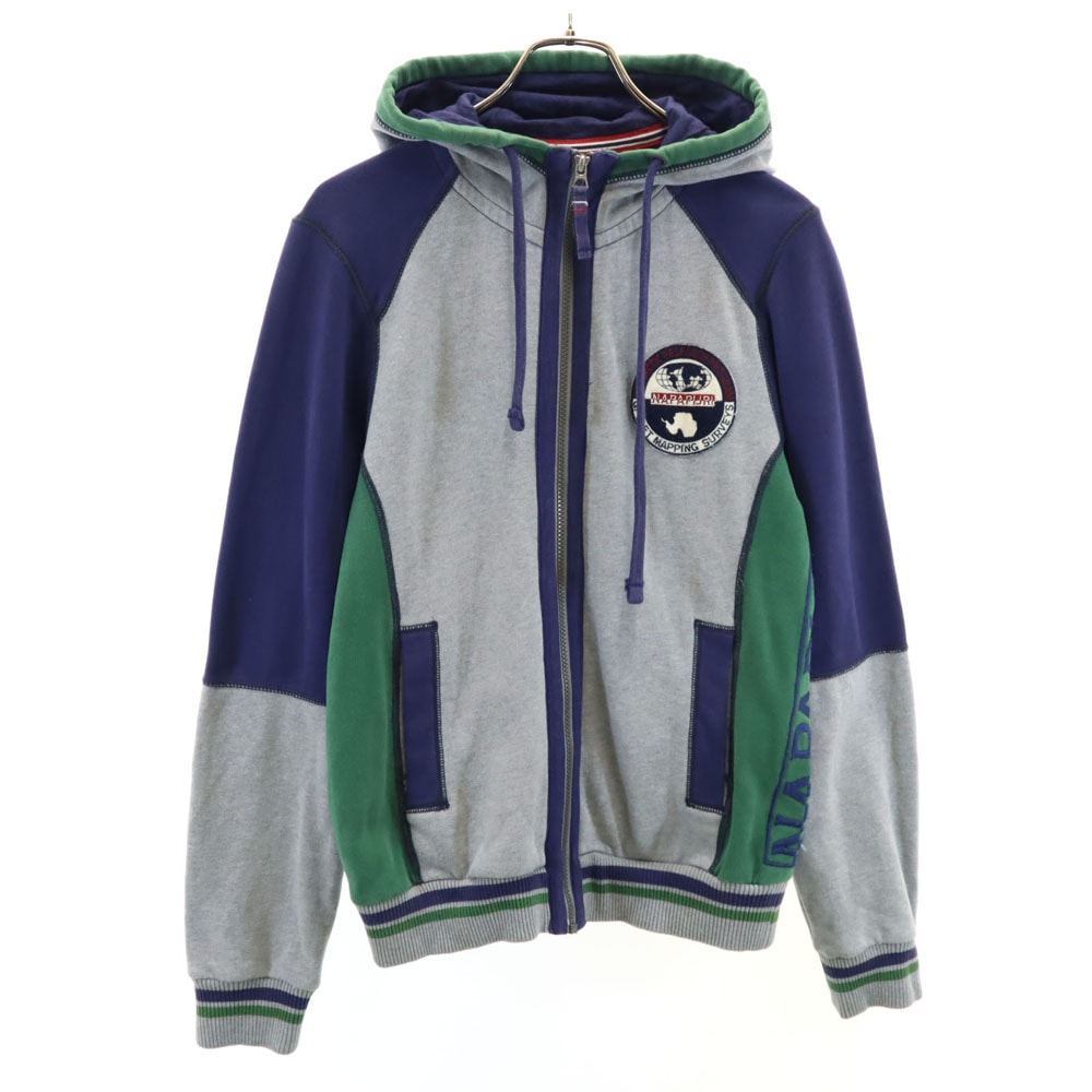 ナパピリ 長袖 スウェット ジップパーカー S グレー 他 NAPAPIJRI メンズ